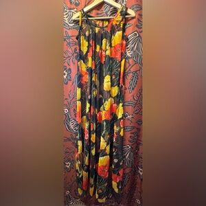 Vintage Sheer Black Floral Slip Dress